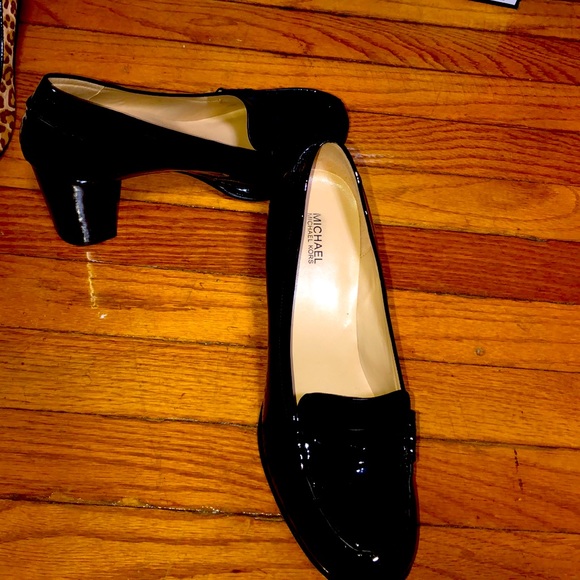 Black patent leather platform loafers - Picture 1 of 3